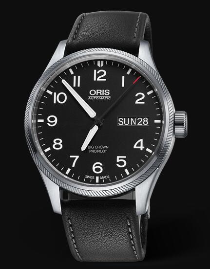 Review Oris Aviation Big Crown Propilot Big Day Date 45MM Replica Watch 01 752 7698 4164-07 5 22 19FC